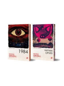 George Orwell 2'li Kitap Seti - 1984 ve Hayvan Çiftliği Özel Yan Boyamalı Seri