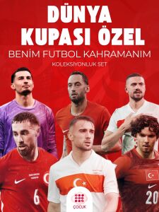 Bizim Çocuklar Futbolcu Kitap Seti 6 Kitap - Özel Biblo, Kart ve Poster Hediyeli Koleksiyon Seti