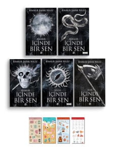 Binnur Şafak Nigiz - İçinde Bir Sen Serisi (5 Kitap Takım - Ciltsiz) + Sticker Hediyeli