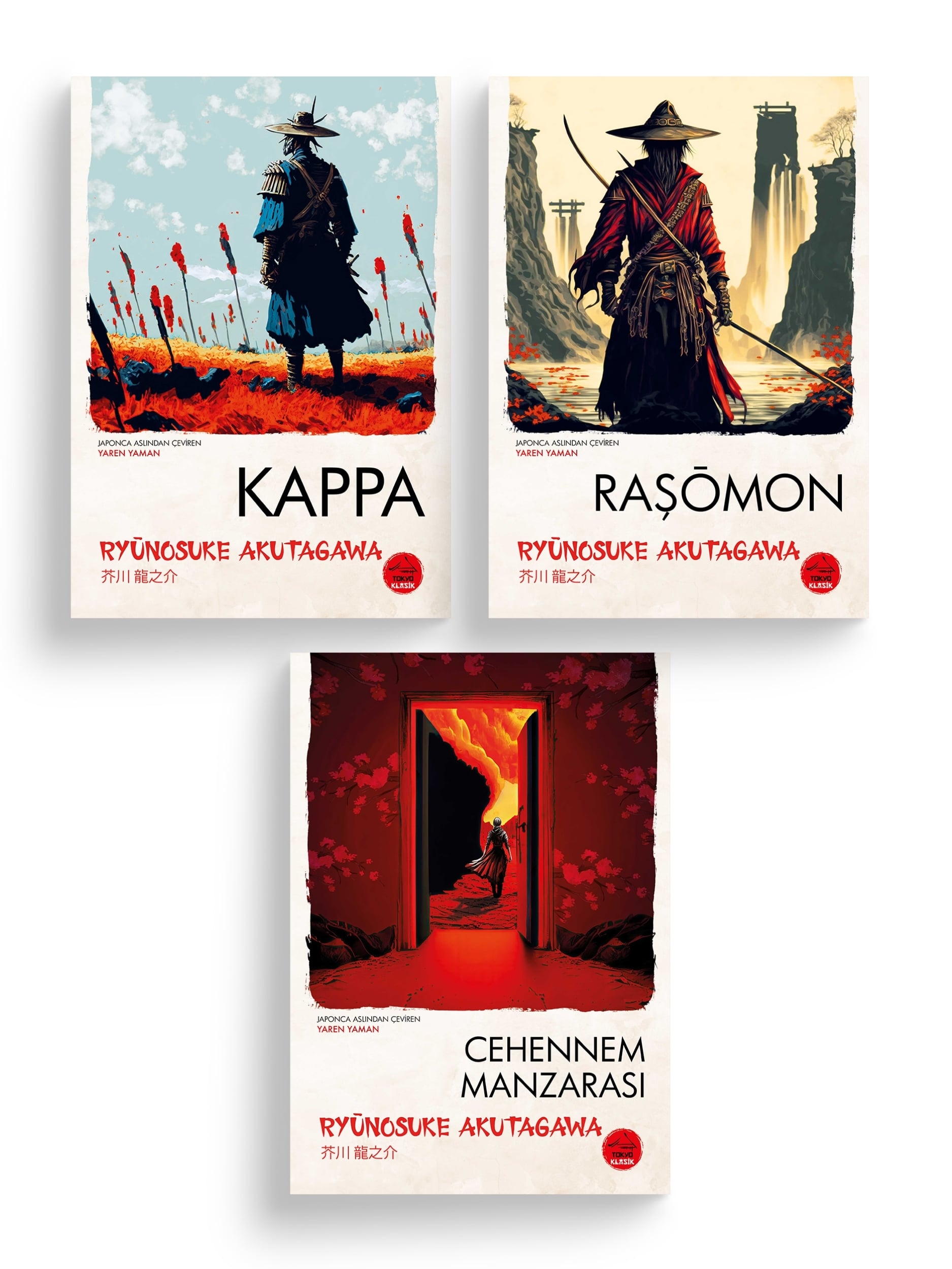 Ryūnosuke Akutagawa - Japon Edebiyatı Klasikleri Tam Set (3 Kitap Takım)