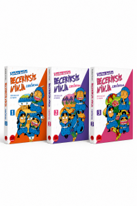 Beceriksiz Ninja Rantarou Manga Seti 3 Kitap - 1, 2 ve 3. Cilt