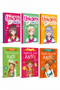 Unicorn Günlüğü ve Yeşilin Kızı Anne 6 Kitap Çocuk Seti