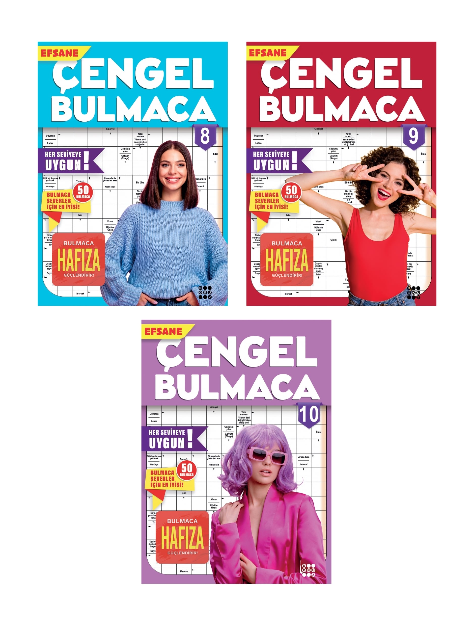 Efsane Çengel Bulmaca 3’lü Set - 8, 9 ve 10. Kitap