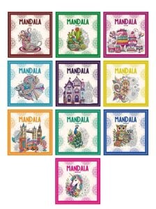 MANDALA - YETİŞKİN BOYAMA 10 KİTAP SET