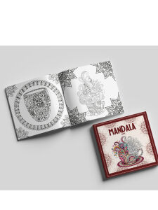 Mandala Boyama Kitabı 2’li Set - Tatlılar ve Kahve Temalı