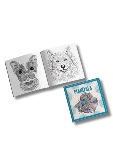 Mandala Boyama Kitabı 4’lü Set - Hayvanlar, Tavuskuşları, Baykuşlar, Unicornlar