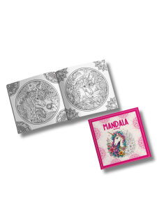 Mandala Boyama Kitabı 4’lü Set - Hayvanlar, Tavuskuşları, Baykuşlar, Unicornlar