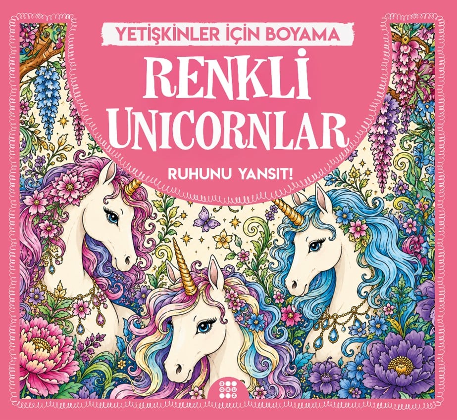 RENKLİ UNICORNLAR & YETİŞKİNLER İÇİN BOYAMA
