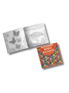 Yetişkinler İçin Boyama Kitabı Seti - 3'lü Fantastik Terapi Ve Mandala Boyama