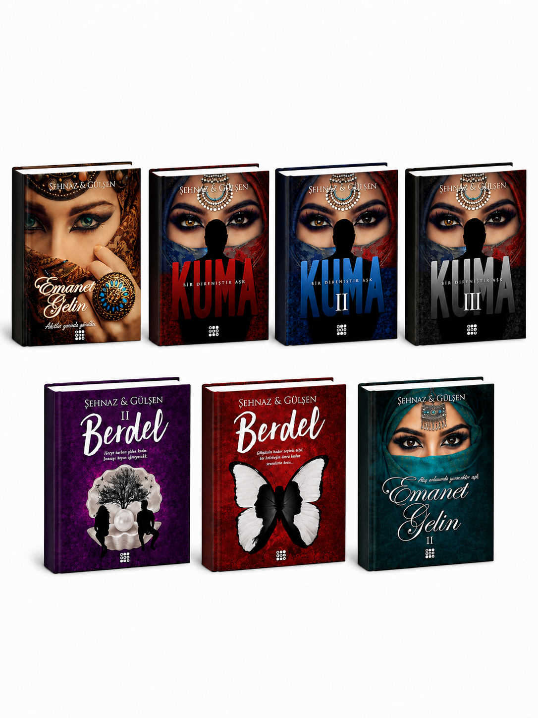 Şehnaz Gülşen Bütün Eserleri 7'li Ciltli Kitap Seti