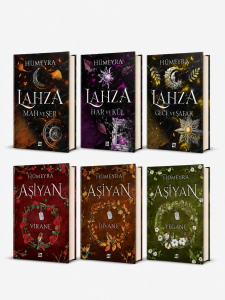 Hümeyra 6 Kitap Ciltli Set - Lahza Serisi  & Aşiyan Serisi (Özel Ciltli Roman Seti)