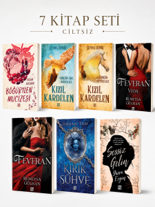 Popüler Romantik Romanlar 7 Kitap Seti (Ciltsiz) - Feveran 1-2, Kızıl Kardelen 1-2, Sessiz Gelin
