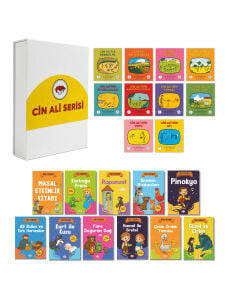 Okumayı Öğreniyorum 21 Kitap Dev Set - Kutulu Cin Ali Hikayeleri & Etkinlikli Masal Seti