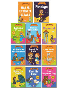 Okumayı Öğreniyorum 21 Kitap Dev Set - Kutulu Cin Ali Hikayeleri & Etkinlikli Masal Seti