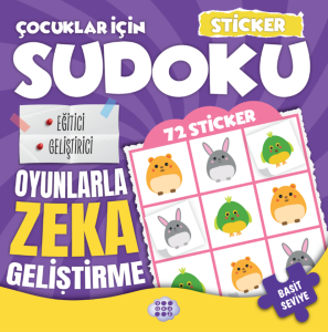ÇOCUKLAR İÇİN SUDOKU- STİCKER HEDİYELİ BASİT SEVİYE 2