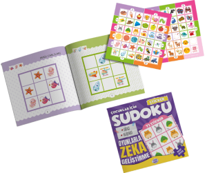 ÇOCUKLAR İÇİN SUDOKU- STİCKER HEDİYELİ BASİT SEVİYE 2