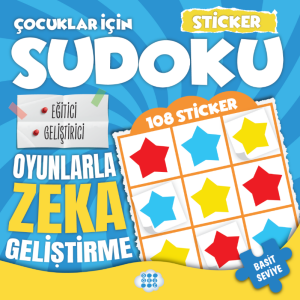 ÇOCUKLAR İÇİN SUDOKU - STİCKER HEDİYELİ BASİT SEVİYE 3