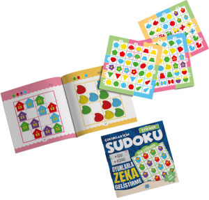 ÇOCUKLAR İÇİN SUDOKU - STİCKER HEDİYELİ ORTA SEVİYE 3