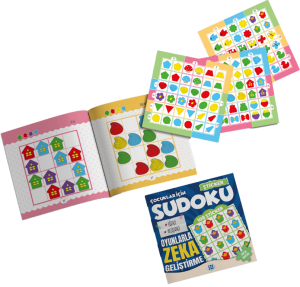 ÇOCUKLAR İÇİN SUDOKU - STİCKER HEDİYELİ ORTA SEVİYE 3