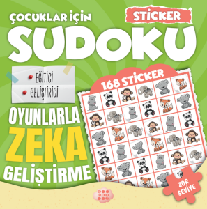 ÇOCUKLAR İÇİN SUDOKU - STİCKER HEDİYELİ  ZOR SEVİYE 2