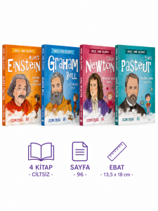 Nasıl Dahi Oldum 4 Kitap Set - Cezmi Ersöz - Çocuklar İçin Bilim Ve Biyografi Kitapları