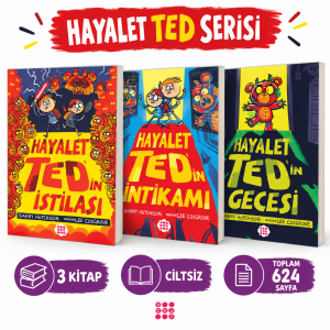 Hayalet Ted Serisi 3 Kitap Set - Barry Hutchison - Eğlenceli Macera Çocuk Kitapları Seti