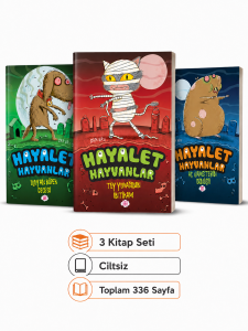 Hayalet Hayvanlar Serisi 3 Kitap Set - Sam Hay - Eğlenceli Macera Çocuk Kitapları