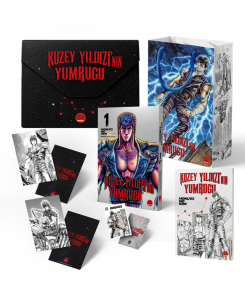 Kuzey Yıldızı'nın Yumruğu Cilt 1 Özel Kutulu Set Hokuto No Ken Çantalı Kartlı Manga Çizgi Roman