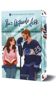 Buz Üstünde Aşk - Carly Robyn | Yan Boyamalı Özel Baskı & Mıknatıslı Kesim Ayraç Hediyeli