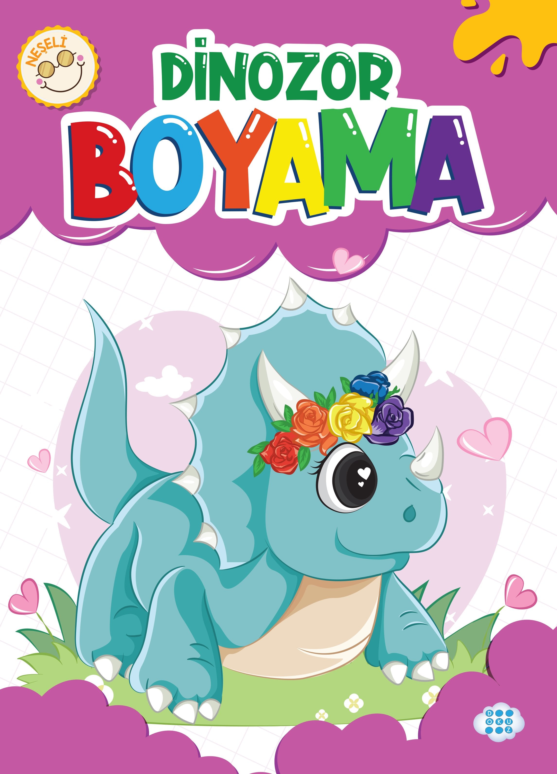 NEŞELİ DİNOZOR BOYAMA