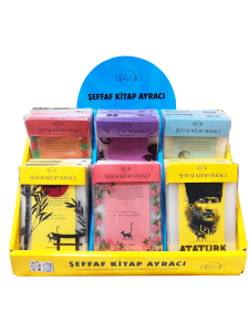 STANTLI ŞEFFAF KİTAP AYRACI (320 ADET AYRAÇ)